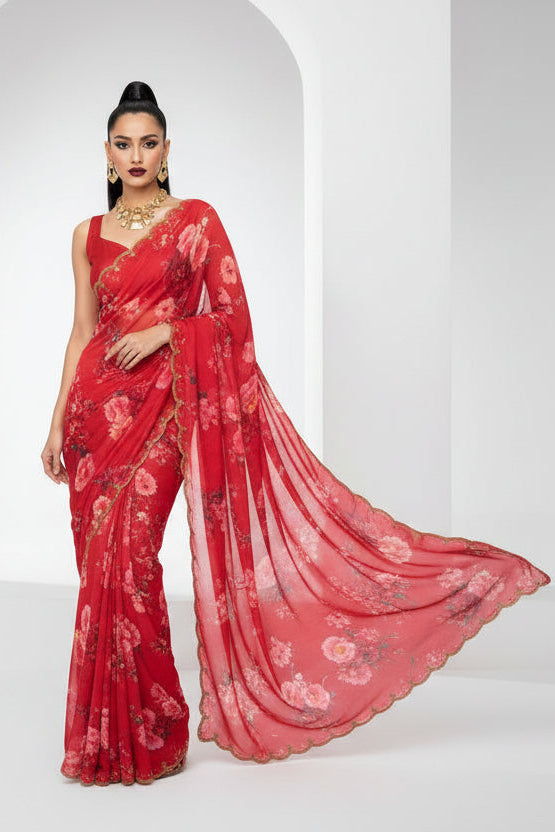 Light Of Dance Organza Saree