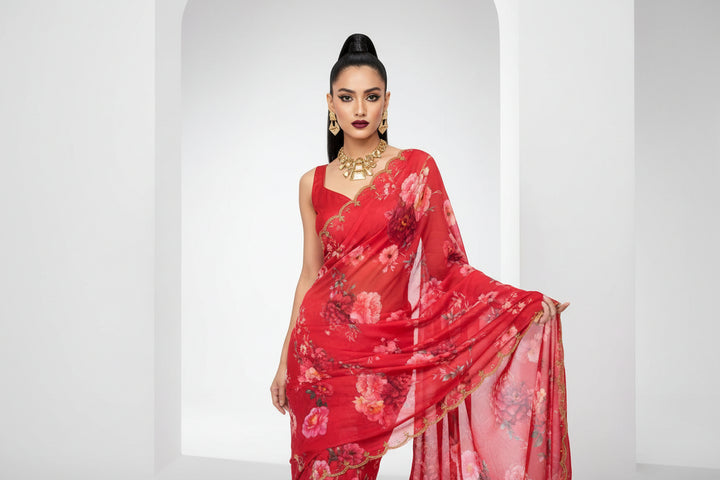 Light Of Dance Organza Saree