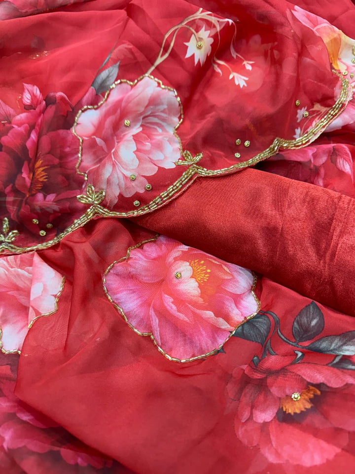 Light Of Dance Organza Saree