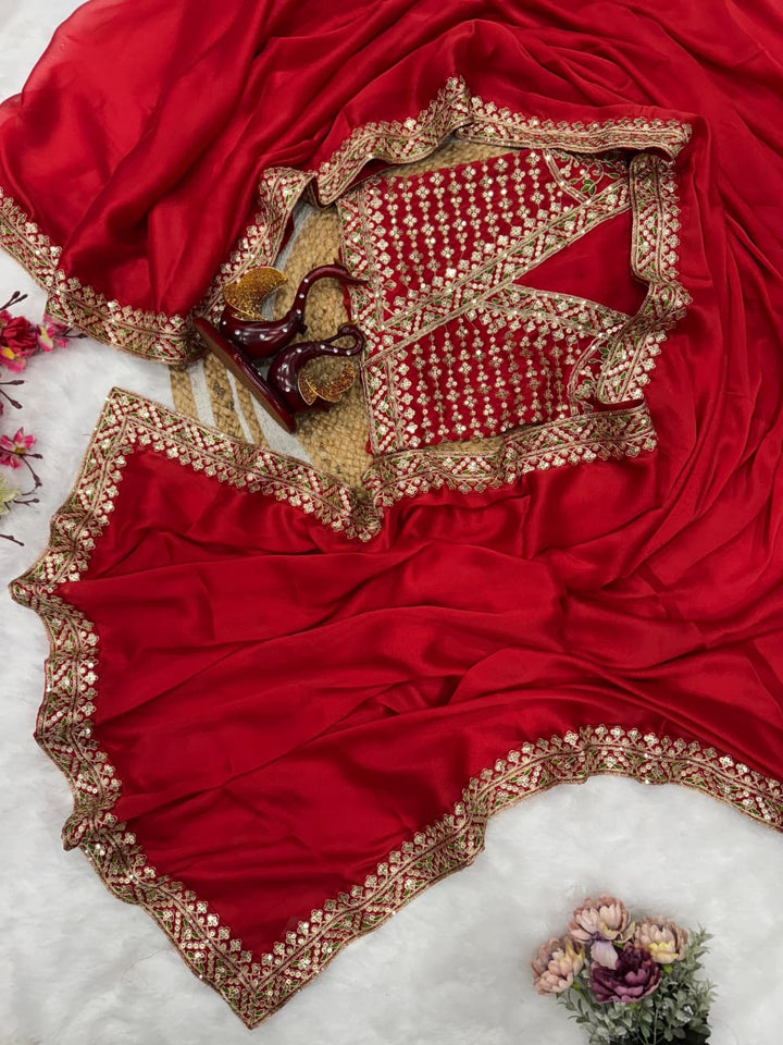 Majestic Queen Rangoli Silk Saree
