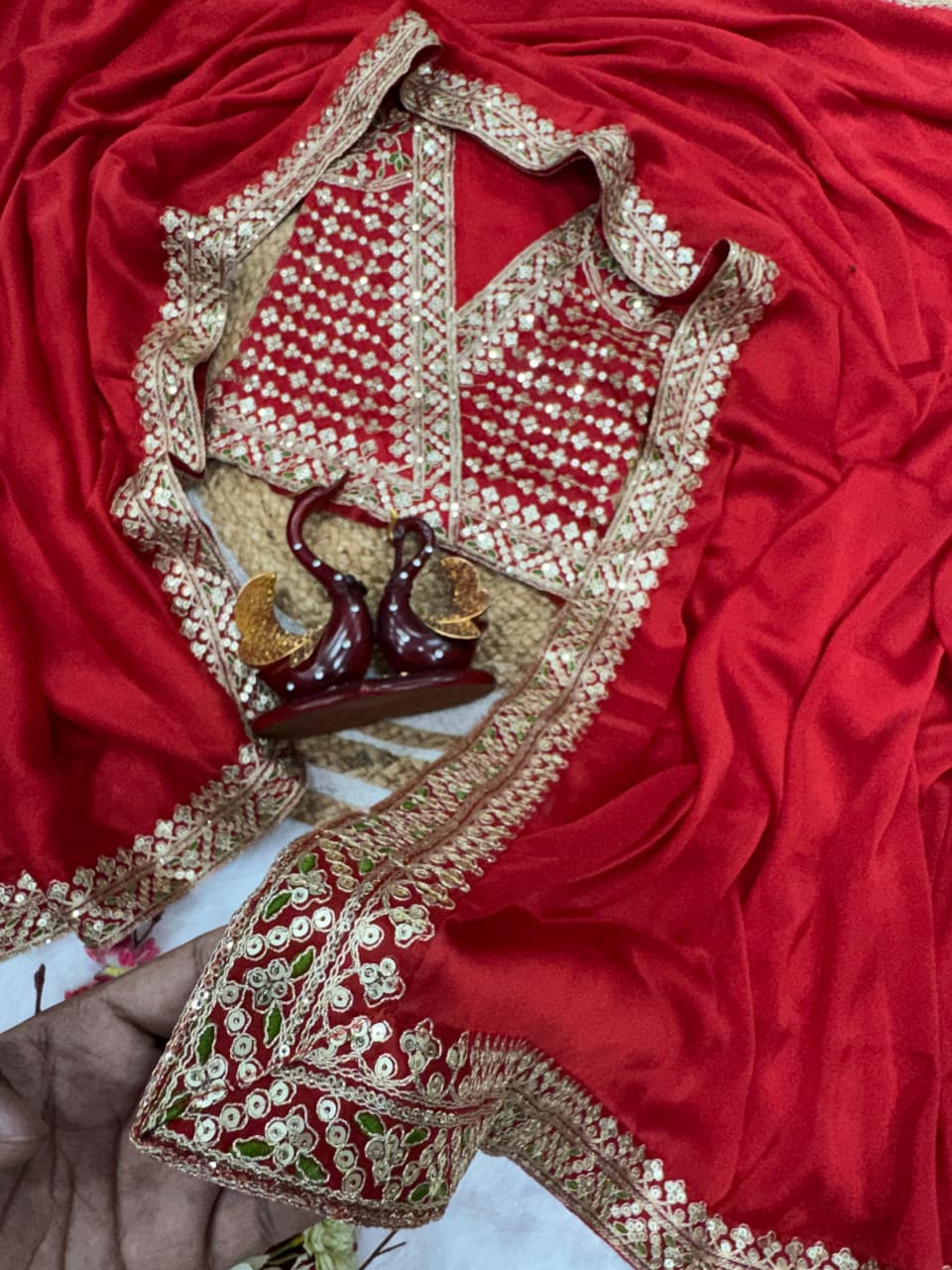 Majestic Queen Rangoli Silk Saree