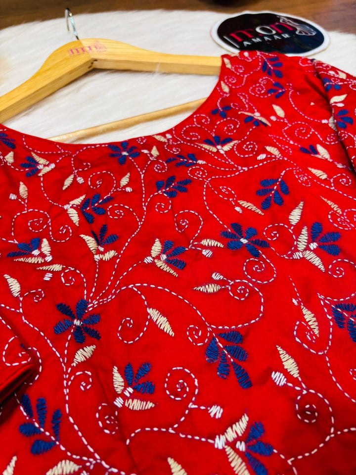 Param Sundari Cotton Blouse