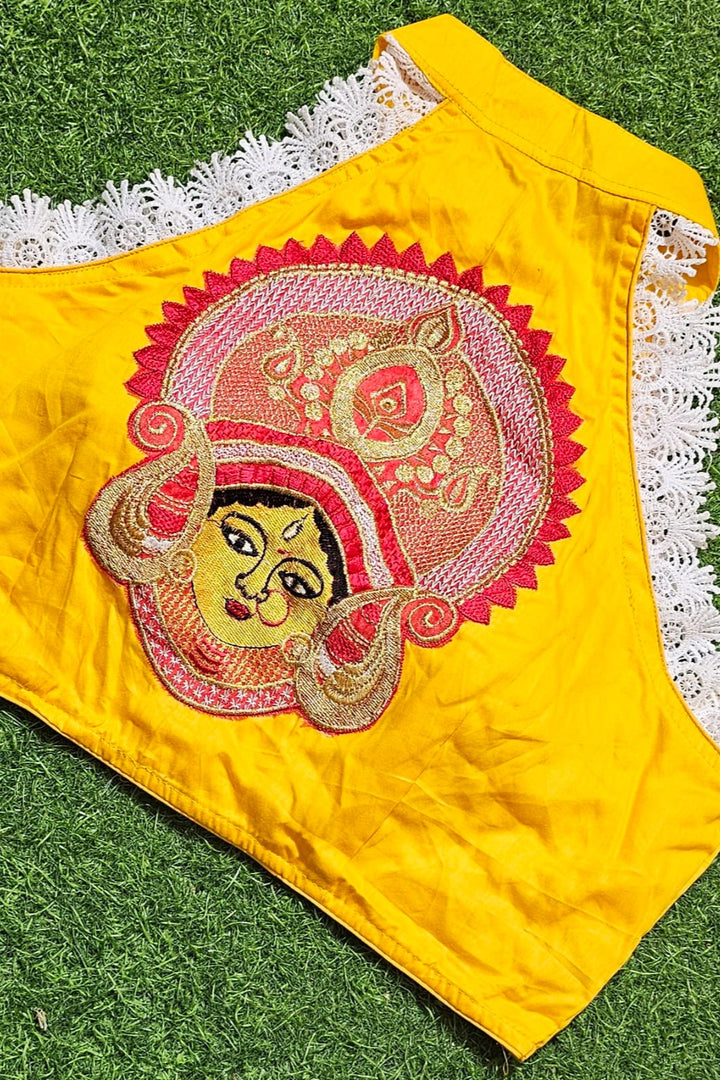Pushpanjali (পুষ্পাঞ্জলি) Designer Blouse For Durga Puja