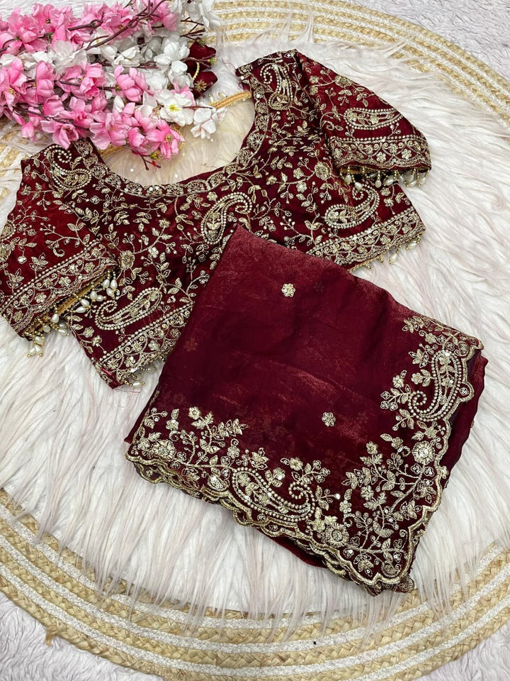 Humming Tune Satin Silk Saree