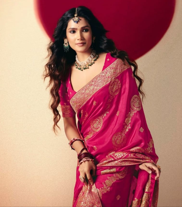 Sutra of Love Fancy Dola Viscous Silk Saree