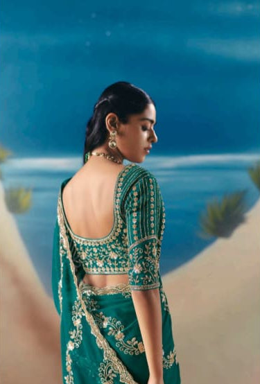 Threads of Fortune Fancy Silk Saree