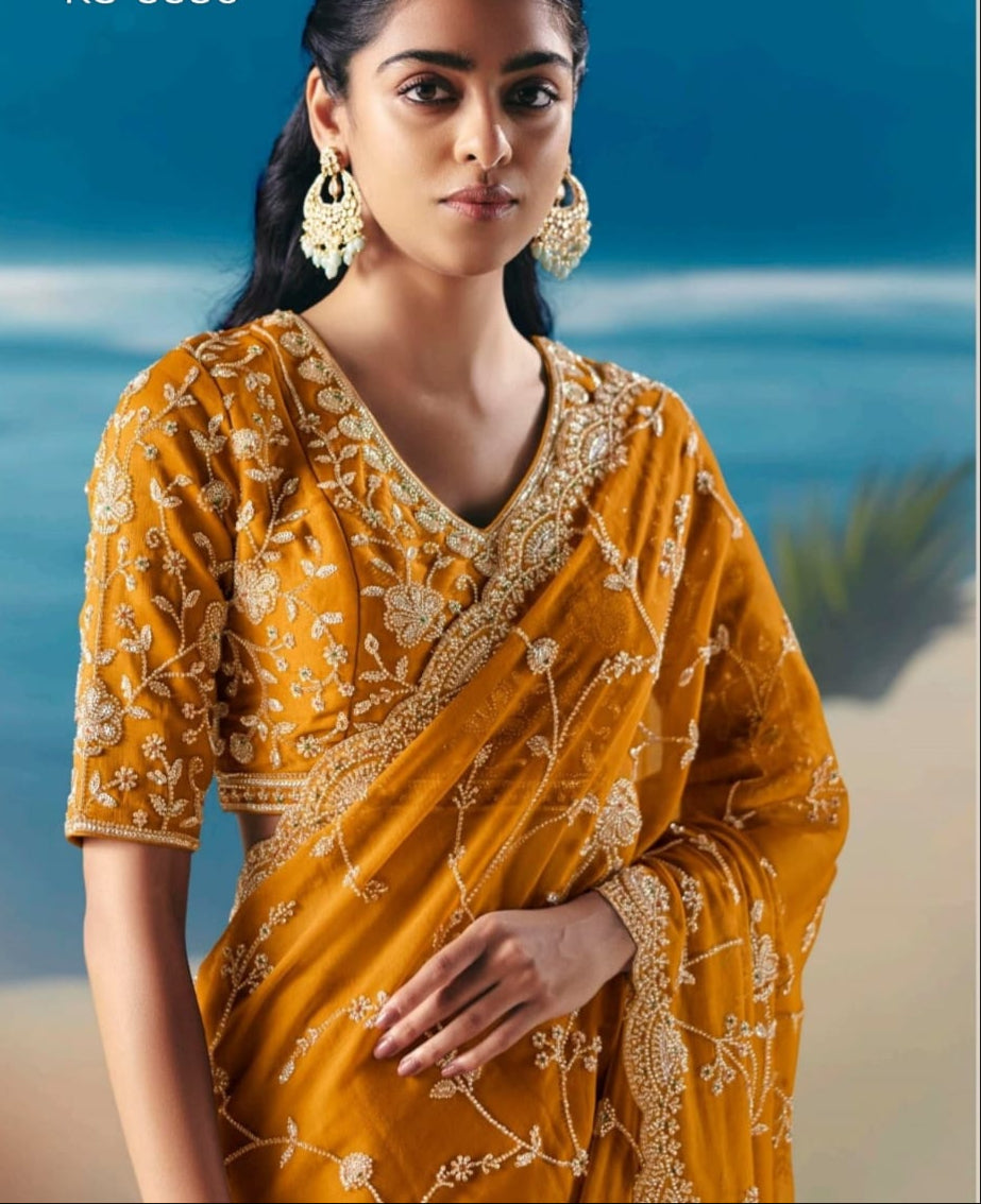 Threads of Fortune Fancy Silk Saree
