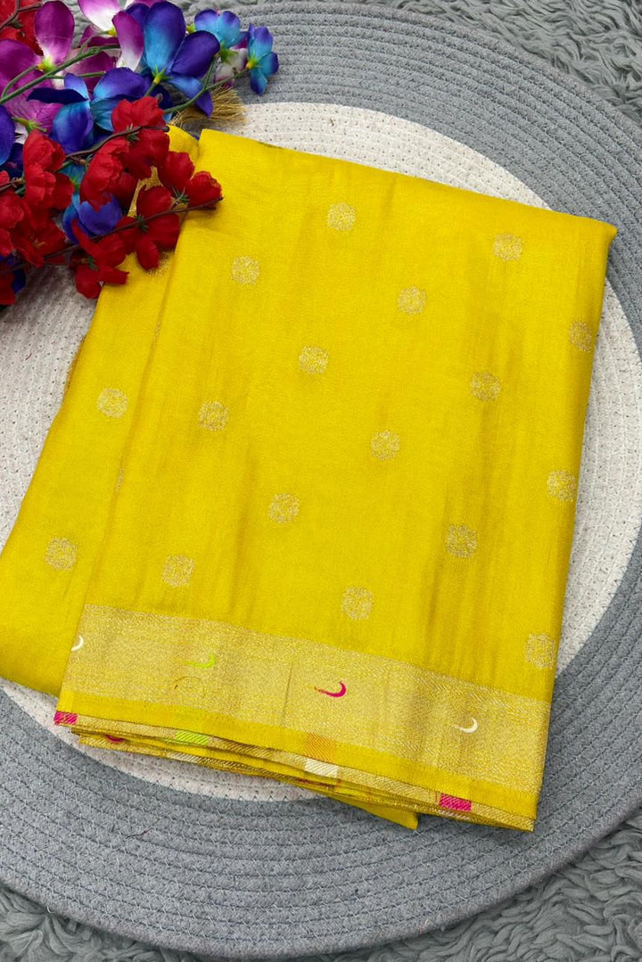 Autumn of the Heart Tissue Organza Saree