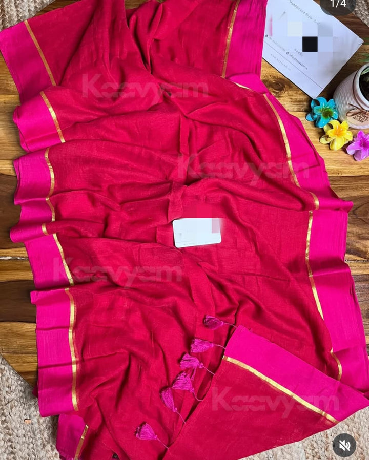 Mrigtrishna Mul Cotton Saree