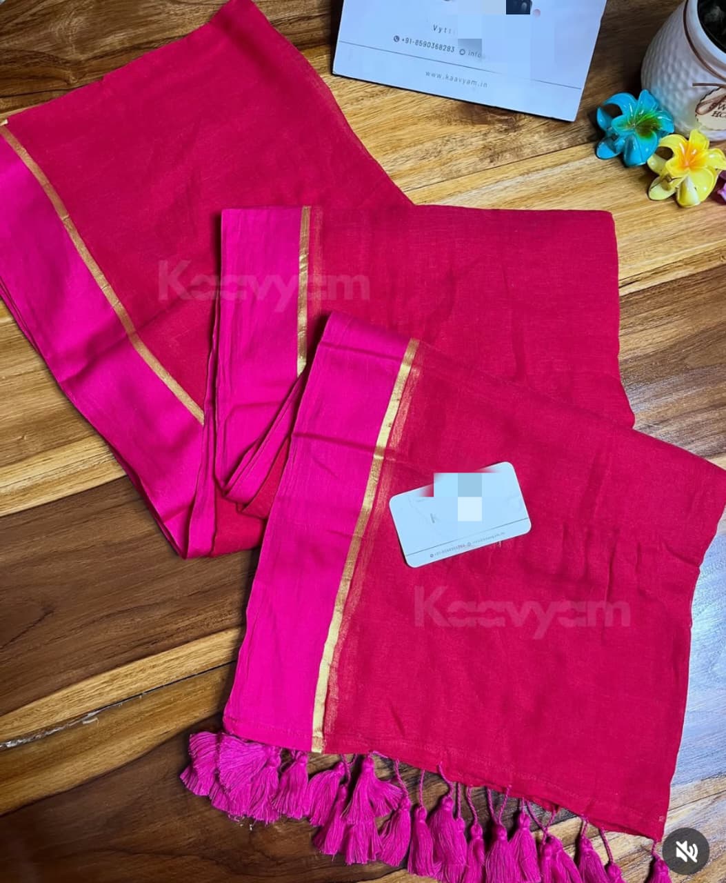 Mrigtrishna Mul Cotton Saree