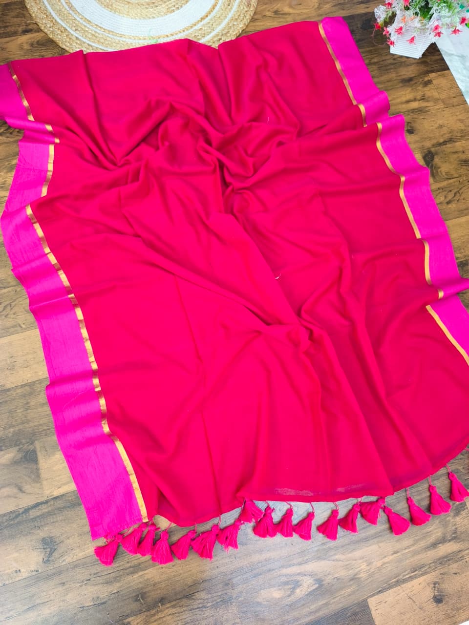 Mrigtrishna Mul Cotton Saree