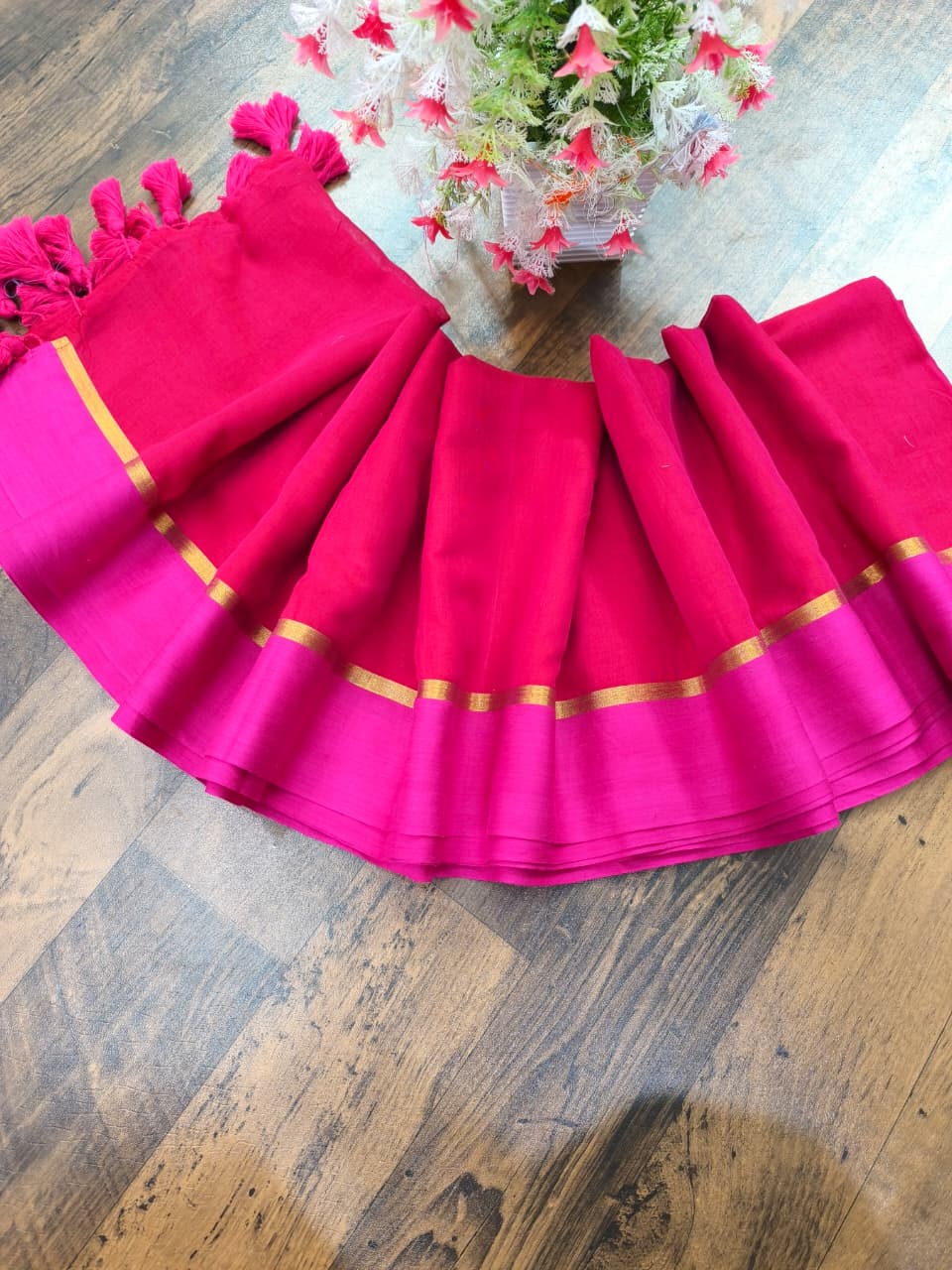 Mrigtrishna Mul Cotton Saree