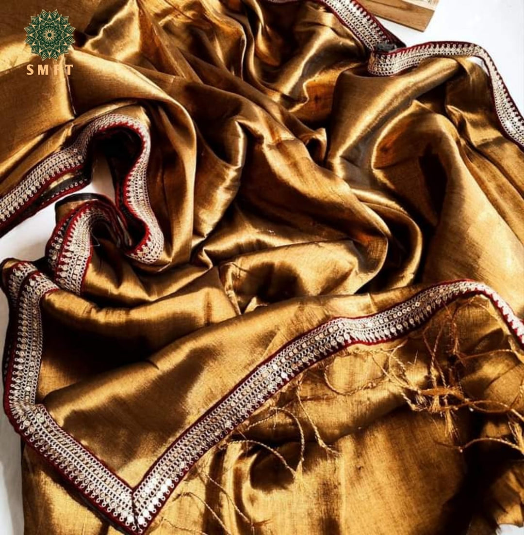 Rajlokkhi Raga Tissue Silk Saree