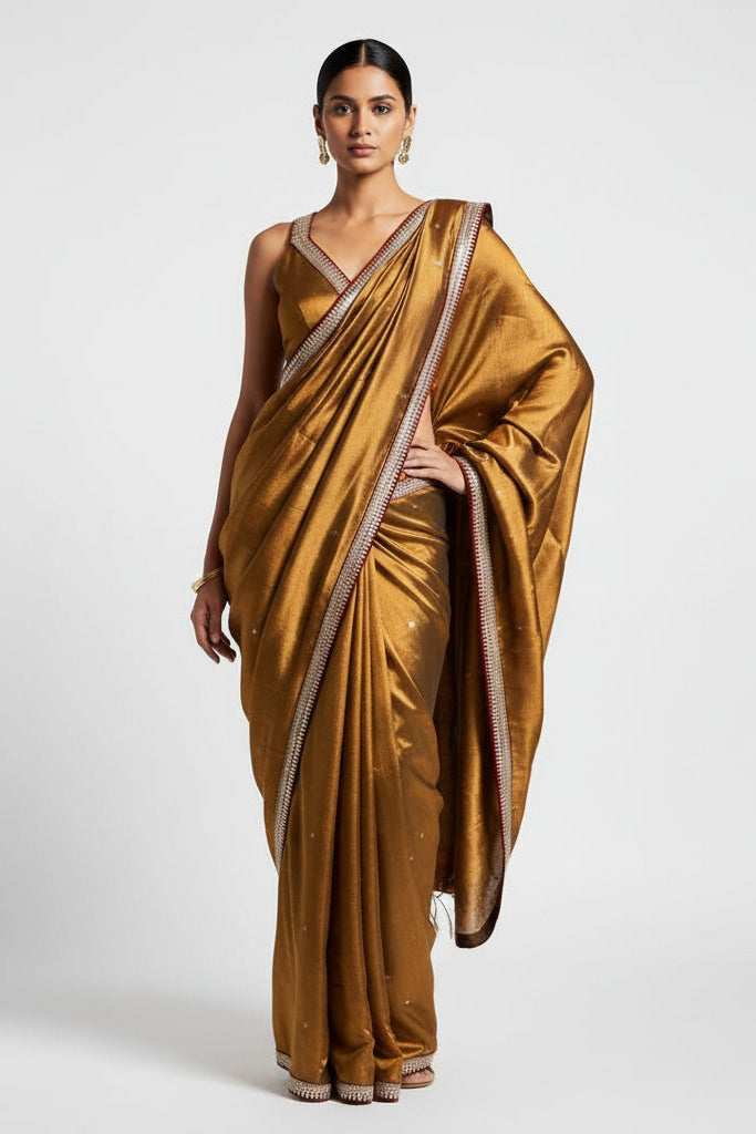 Rajlokkhi Raga Tissue Silk Saree