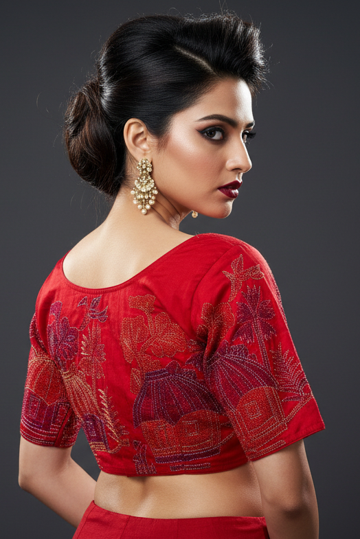 Kantha Queen - Handwork Blouse