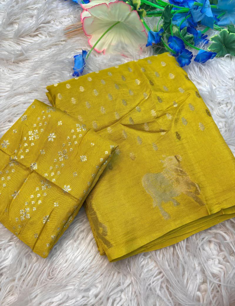 Dewlight Grace Fancy Dola Silk Saree