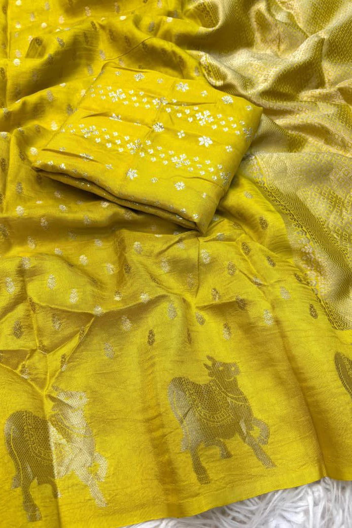 Dewlight Grace Fancy Dola Silk Saree