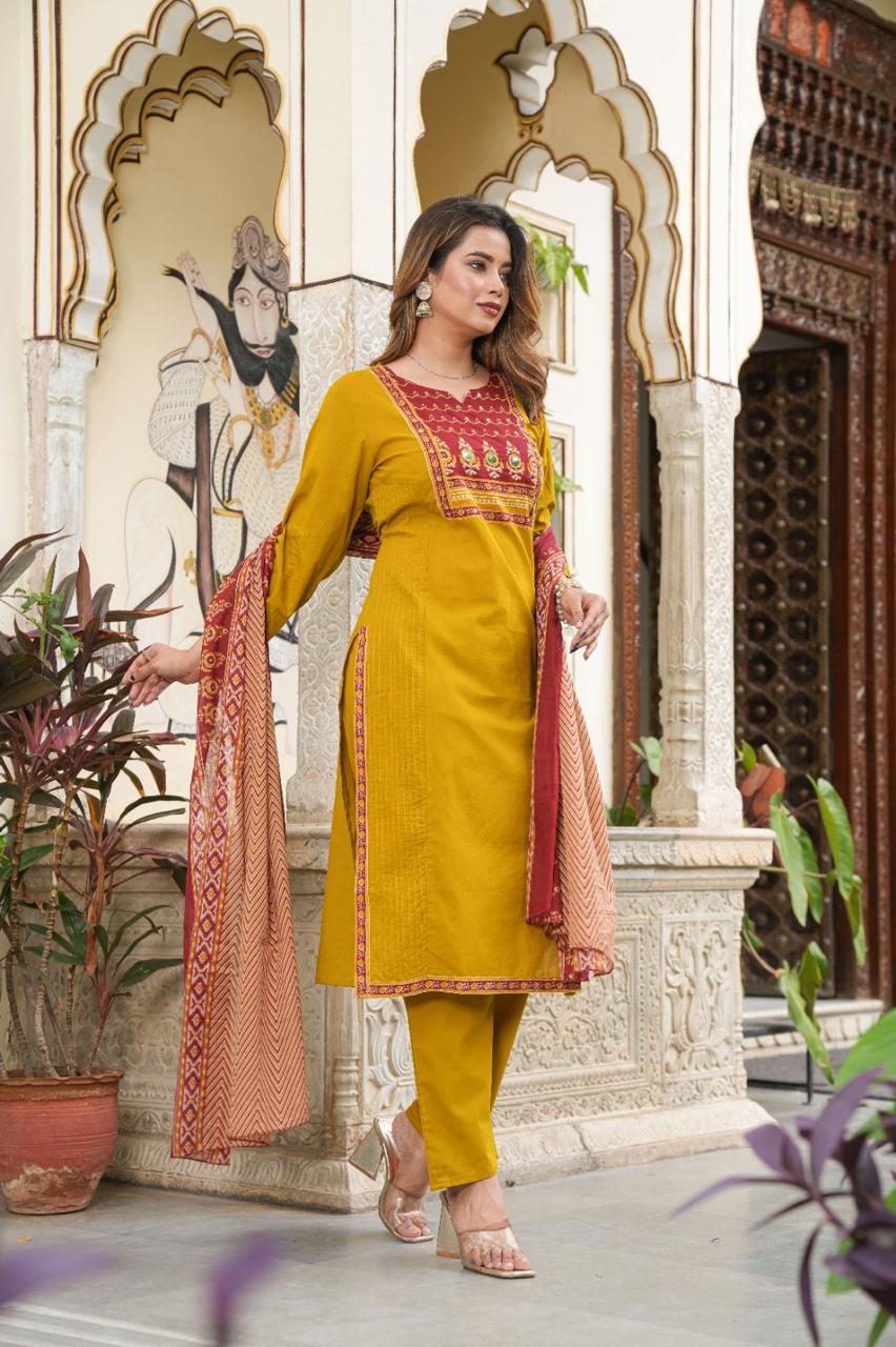 In Fashion Cotton Kurti Set