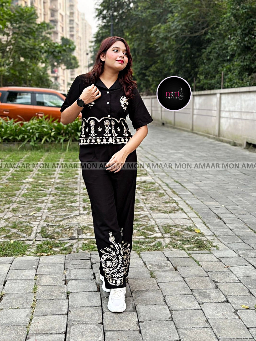 Black Icon - Cotton Coord Set