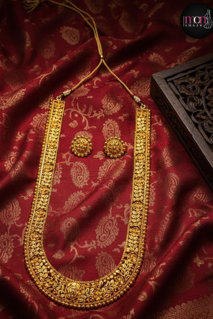 Aarvika Long Necklace & Earring Set