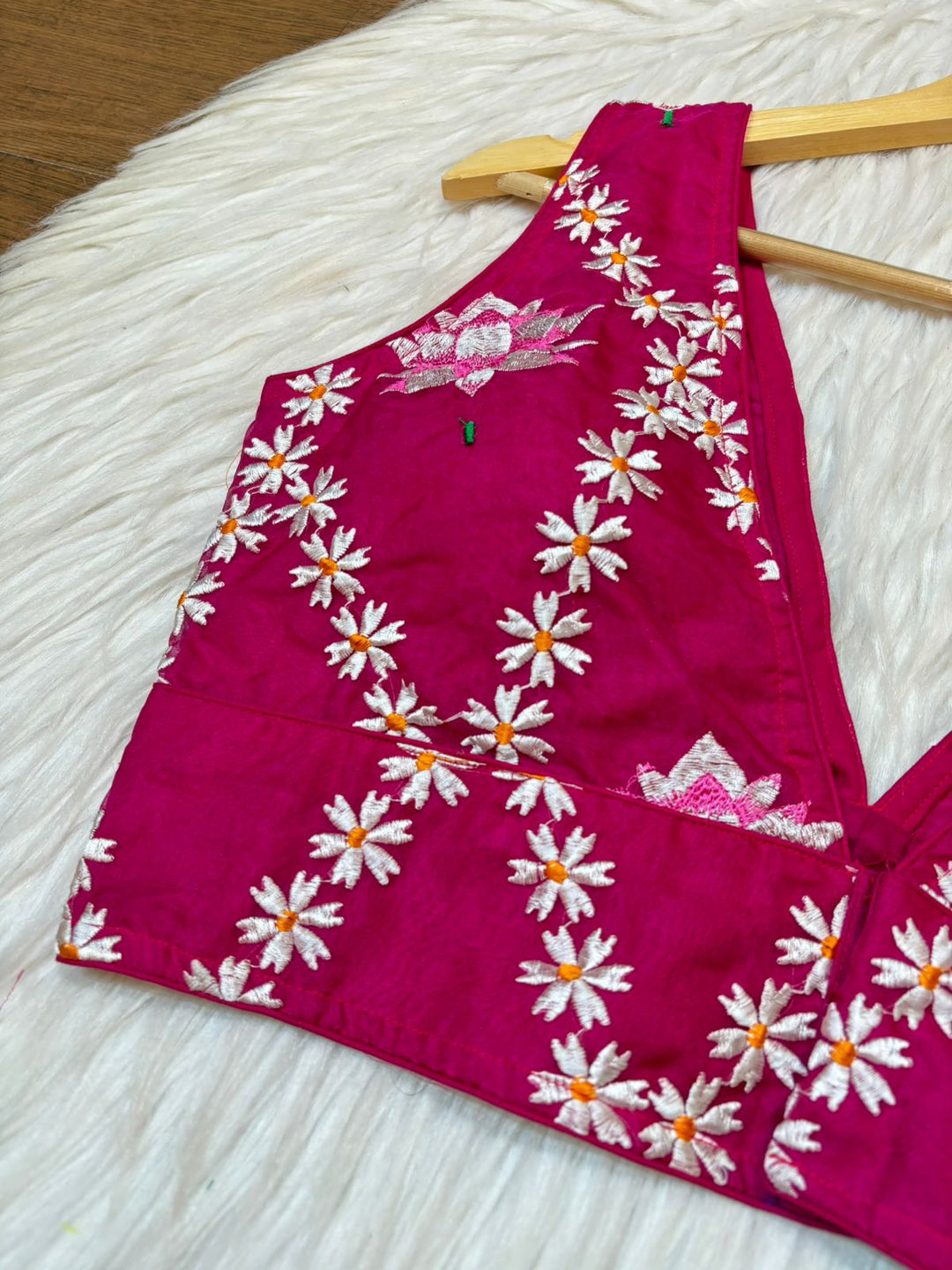 Lotus Organza -Designer Blouse