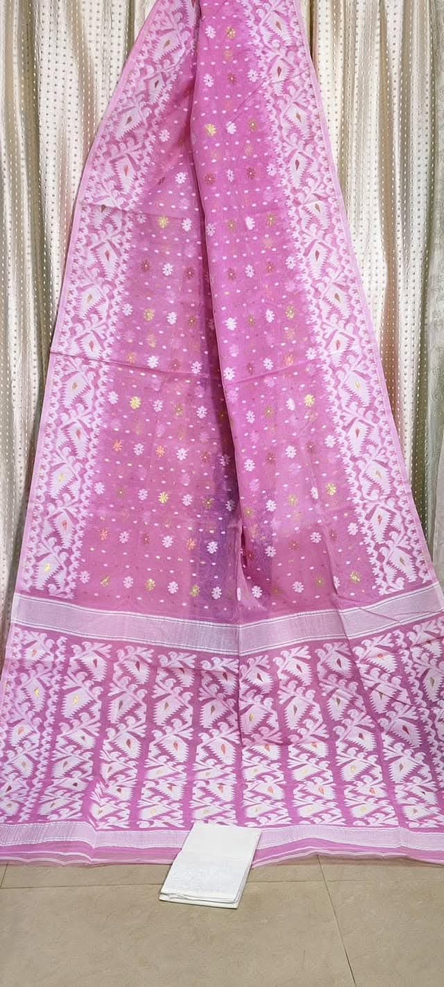 SurTara Dhakai Jamdani Saree