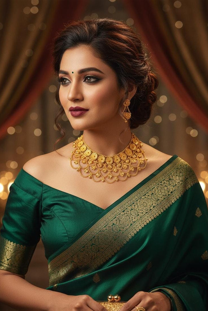 Kiyora - Gold Plated Necklace Set