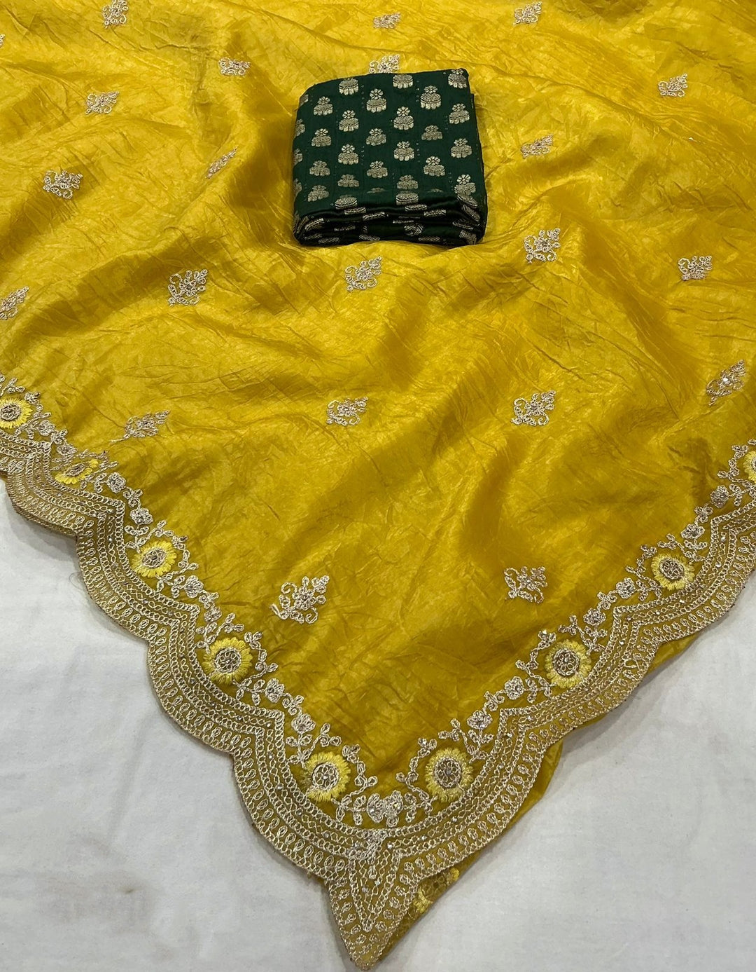 Dream in Dusk Crush Silk Saree