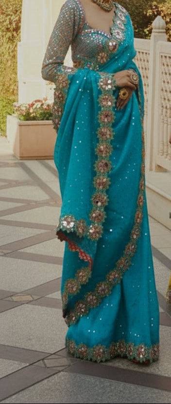 Color Of Beauty Georgette Saree