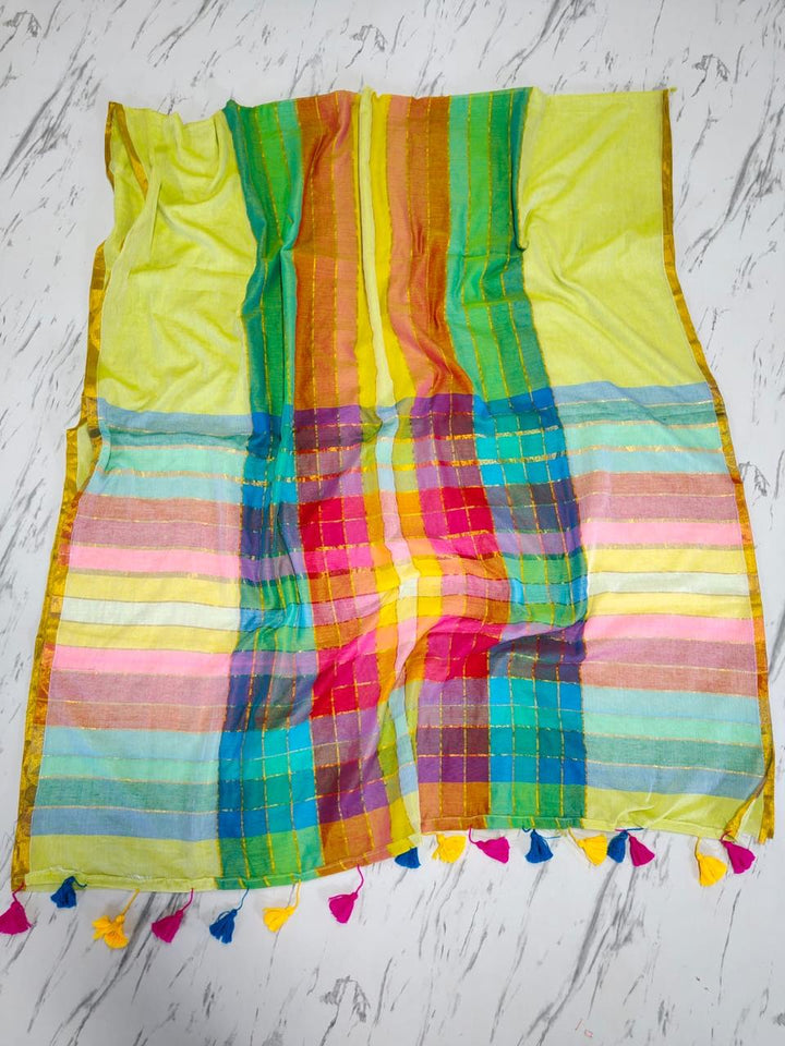 Twinstar Mul Cotton Saree