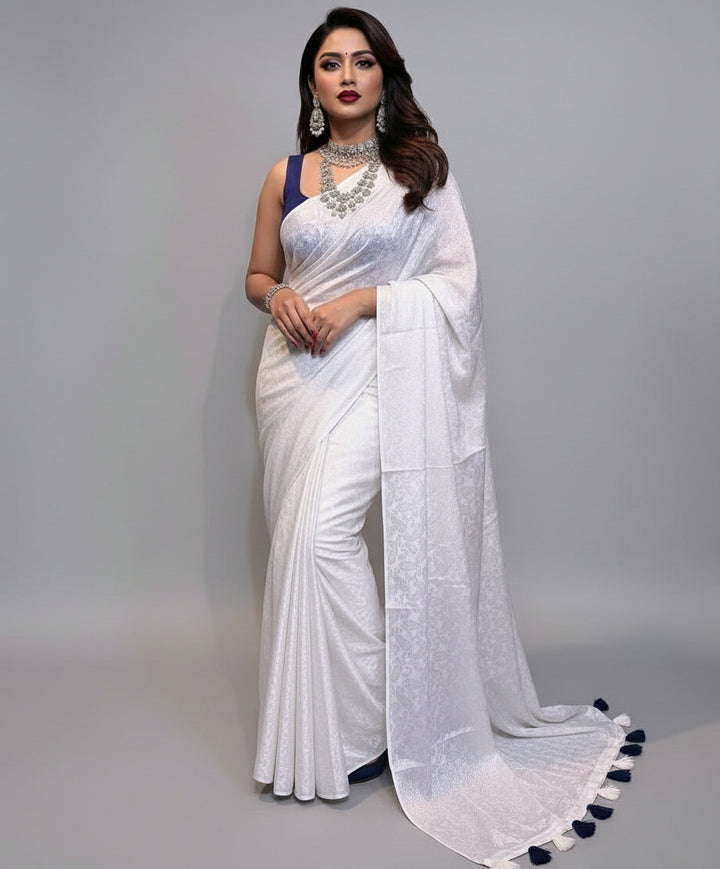 Unique Feel- Crape Silk Saree(Combo-3)