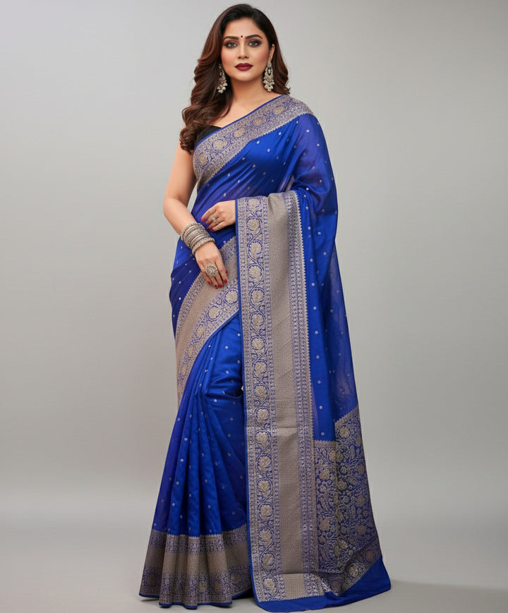 Sadgi- Semi Georgette Banarasi Saree