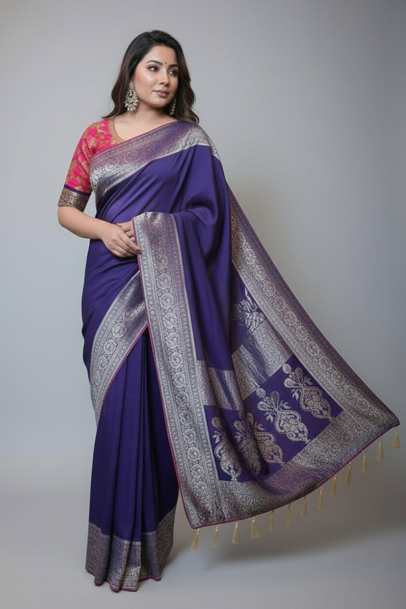 Anokhi - Designer  Banarasi Dola Silk Saree