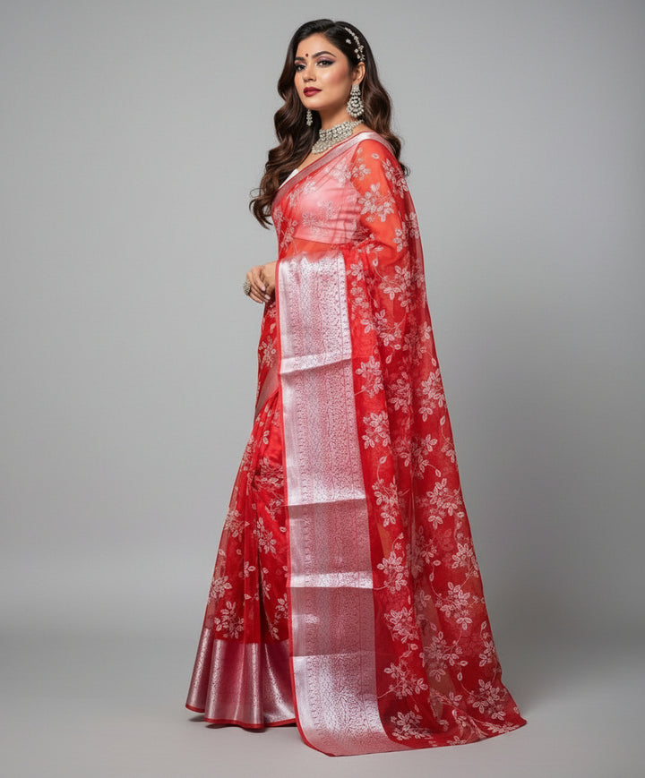 Arohi - Kanjivaram Style Organza Saree