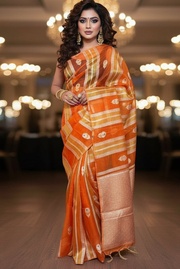 Close To You Banarasi Tissue Silk Saree