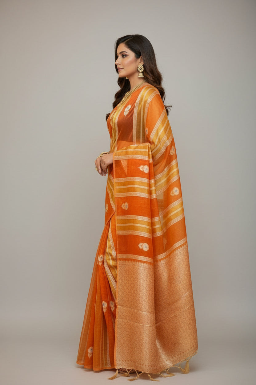 Close To You Banarasi Tissue Silk Saree