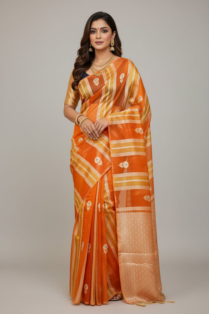 Close To You Banarasi Tissue Silk Saree