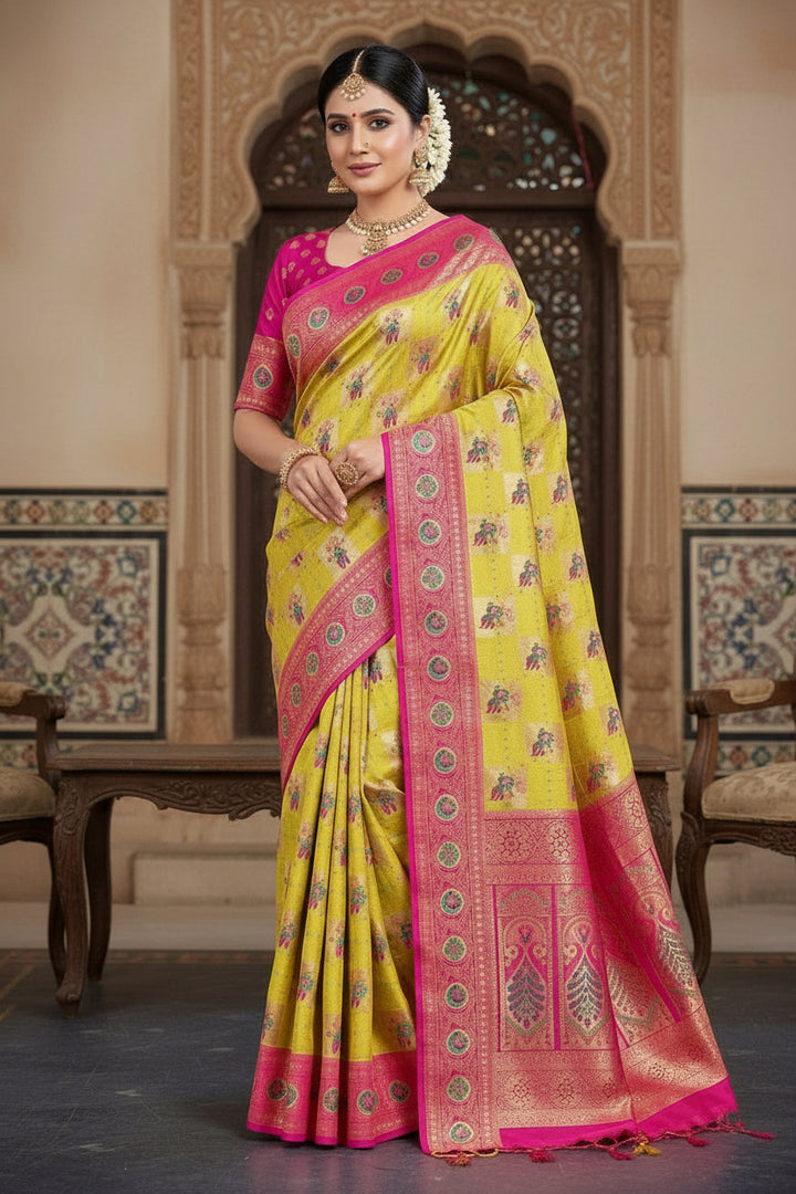 Rich Color Kanchivaram Silk Saree