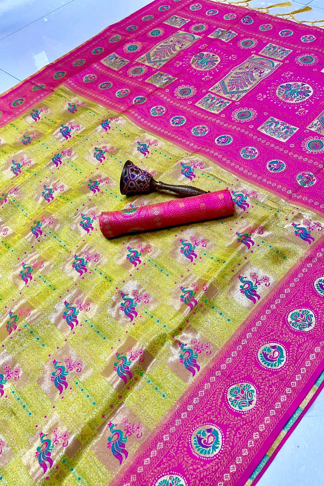 Rich Color Kanchivaram Silk Saree
