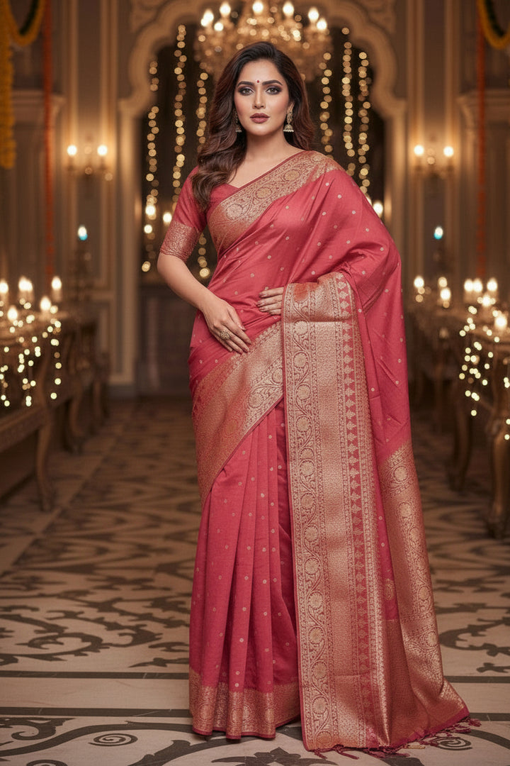 Sadgi Semi Georgette Banarasi Saree