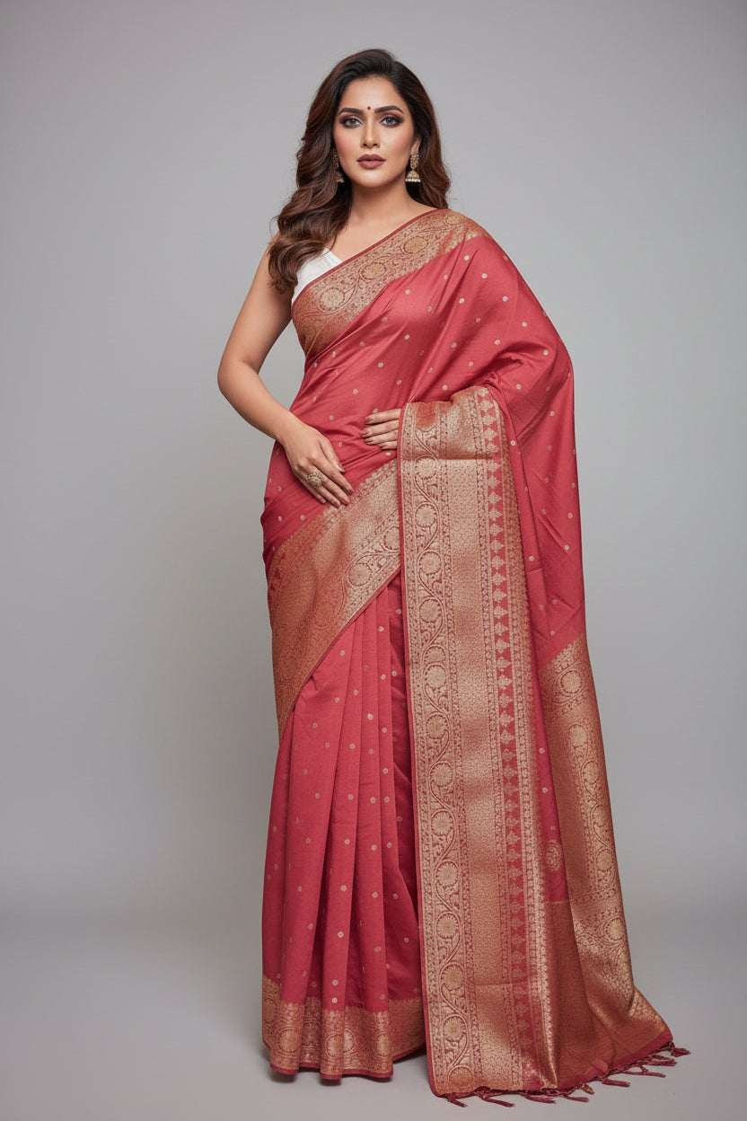 Sadgi Semi Georgette Banarasi Saree