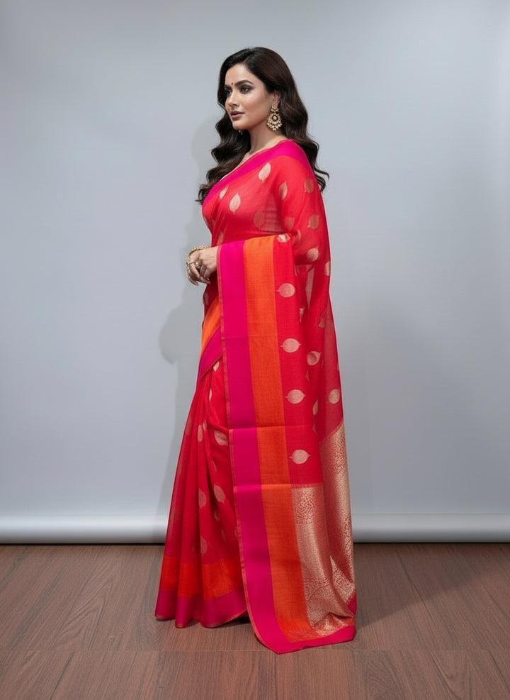 Banarasi Cotton Silk Saree