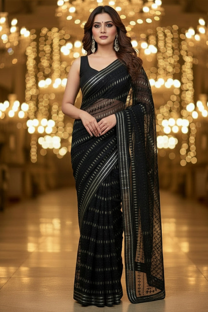 Spotlight On You- Sequins Saree