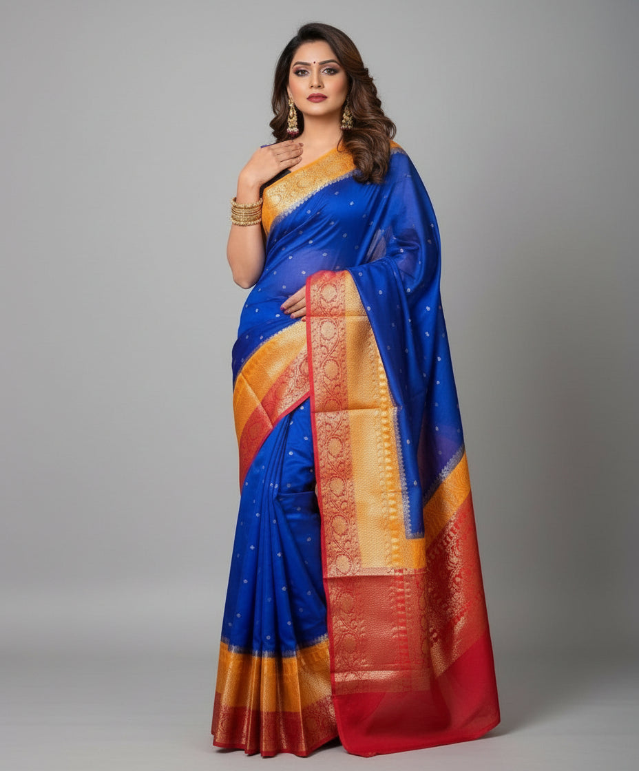 Imperial Weave - Semi Georgette Banarsi Saree