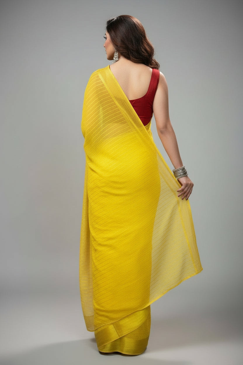 Female Fashion Georgette Saree