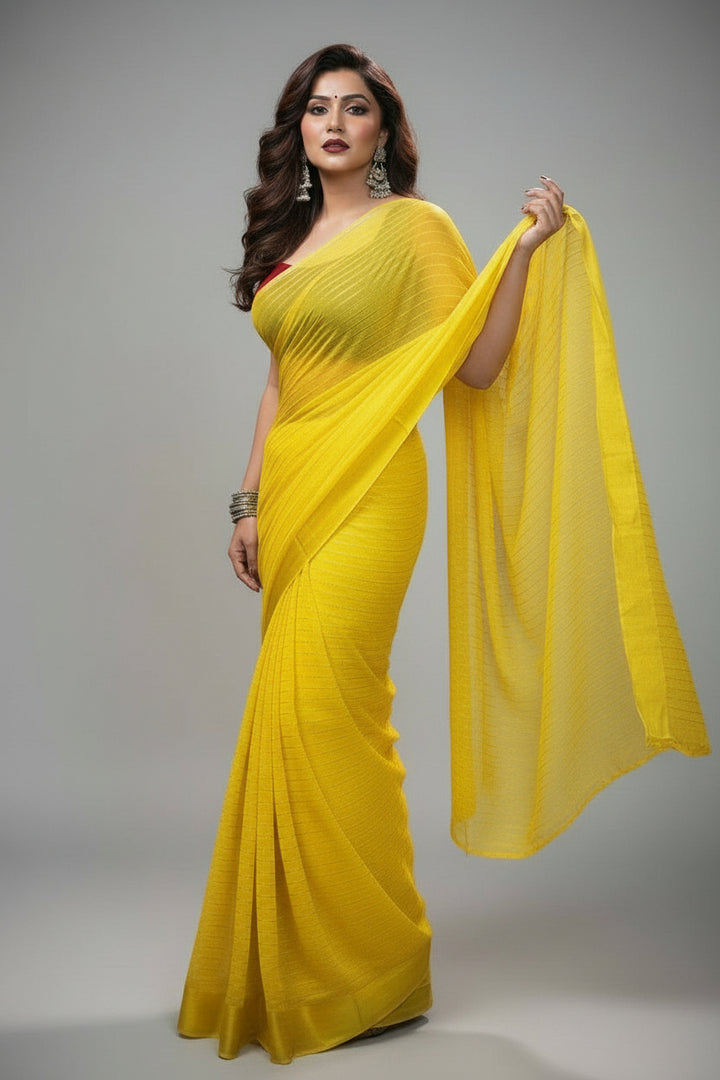 Female Fashion Georgette Saree