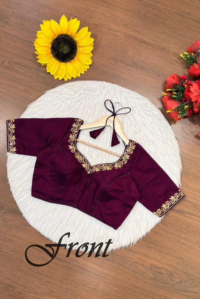 Style That Pops- Designer Blouse