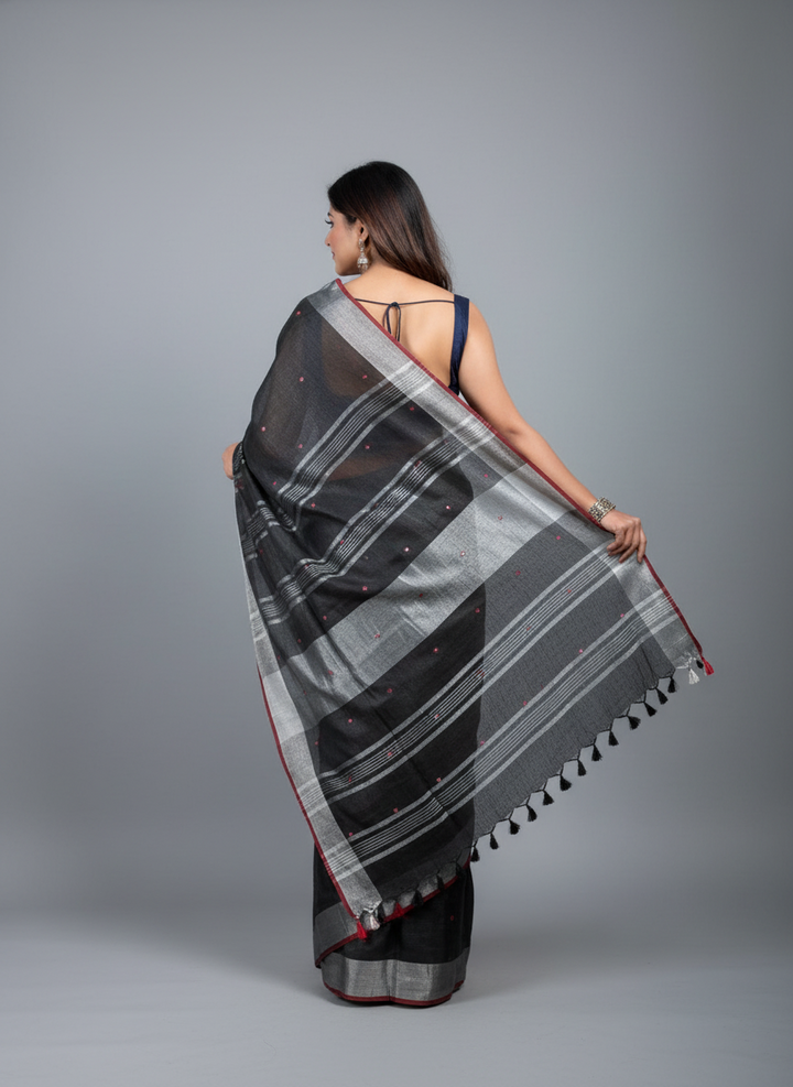 The Degree Of Excellence  - Linen Saree