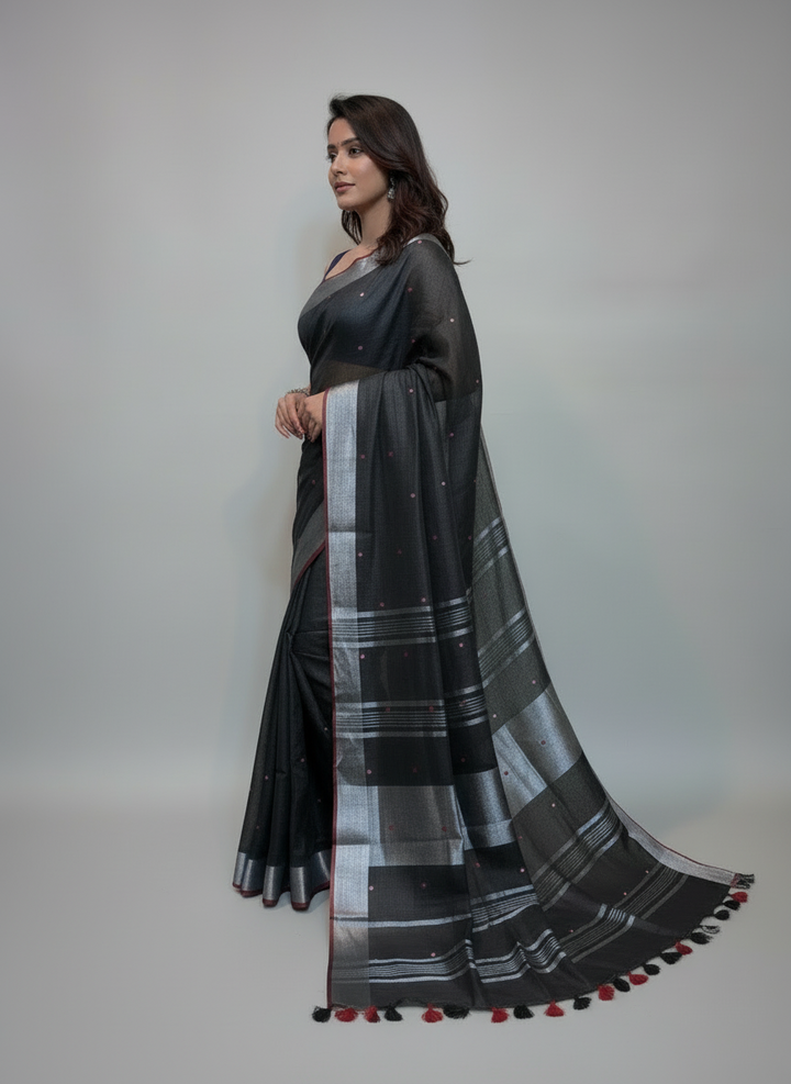 The Degree Of Excellence  - Linen Saree