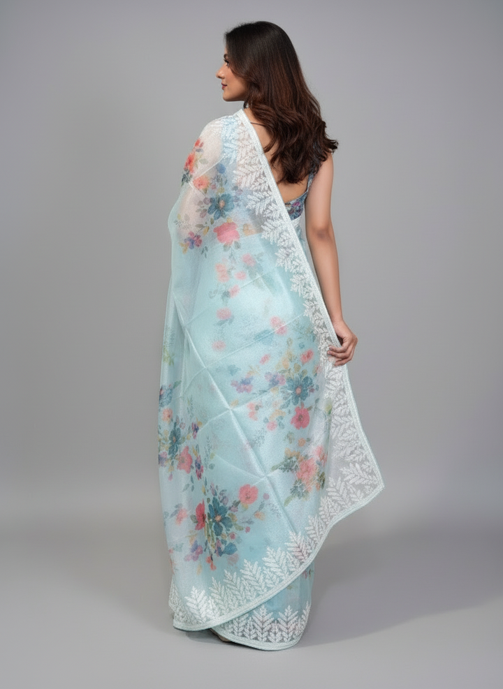 Enchanted Aura Organza Saree